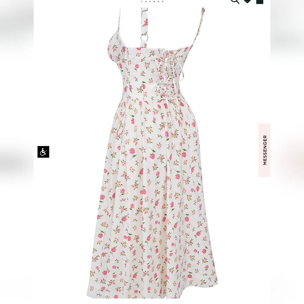 House of CB Tatiana Rose Print Midi Sundress - Picture 12 of 16